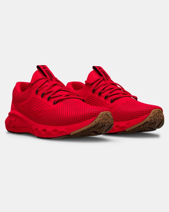 Men's UA Charged Vantage 2 Running Shoes, Red, pdpMainDesktop image number 3